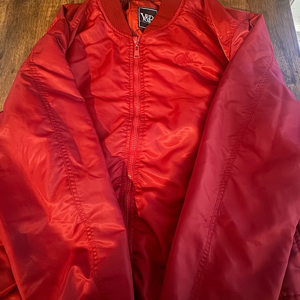 Young & Reckless Red Bomber Jacket